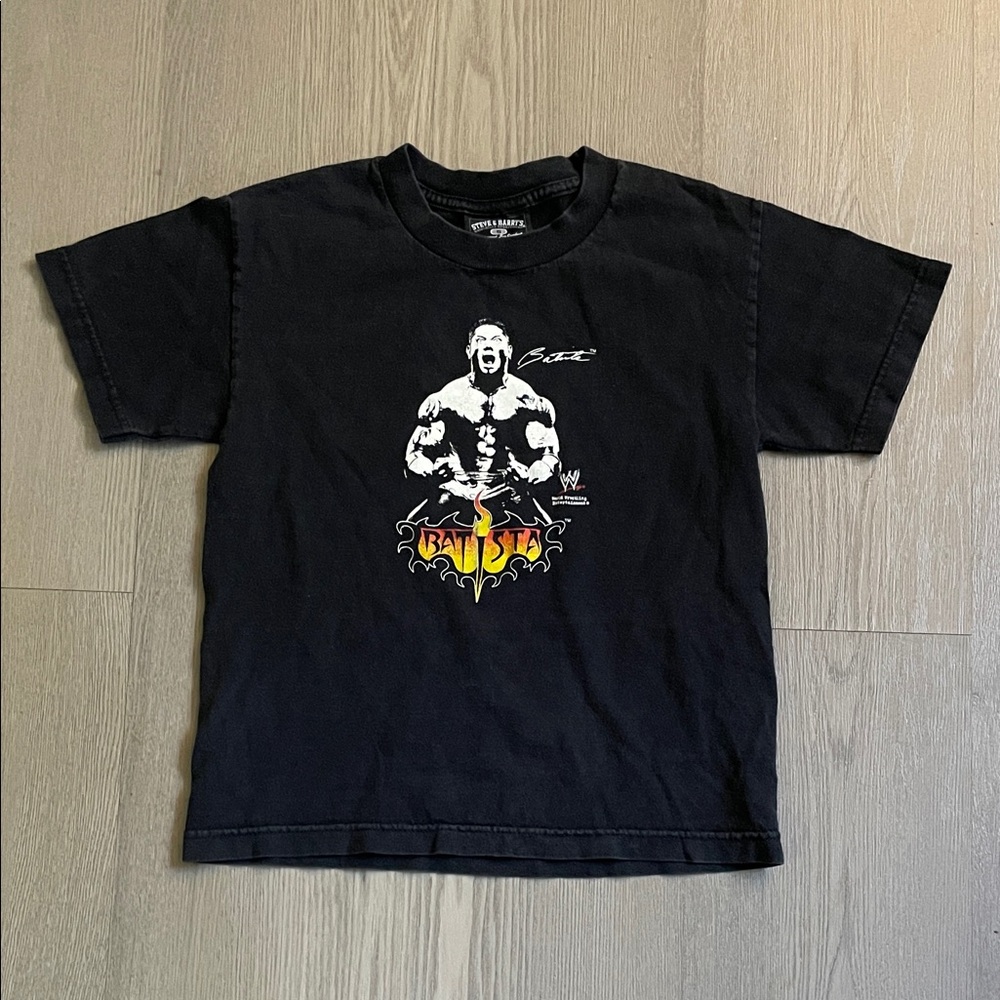 Vintage Wwe Dave Batista wrestling shirt
